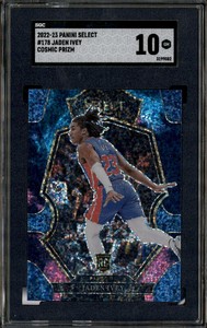 2022 Panini Select Cosmic Prizm #178 Jaden Ivey RC Rookie SGC 10