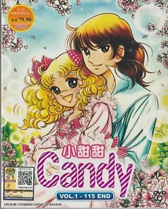 Anime DVD Candy Candy Complete TV Series Vol.1-115 End English Subtitle - Foto 1 di 3