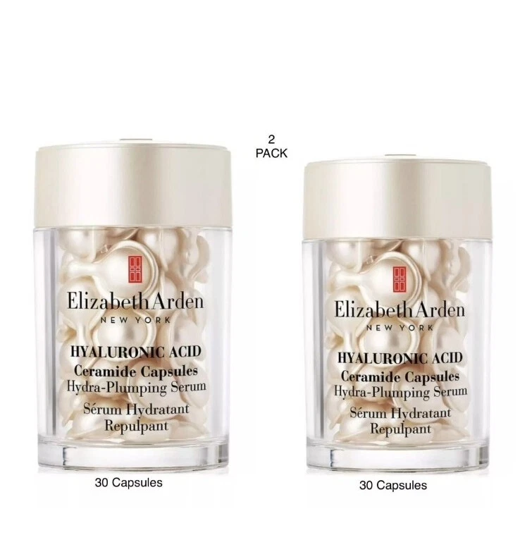 Suero rellenador de ceramida de ácido hialurónico Elizabeth Arden (PAQUETE DE 2 = 60 CÁPSULAS) Foto 1 de 1