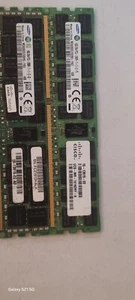 2 x Samsung Ram 16gb x 2 32 IN TOTAL PC3L M393B2G70BHO-YKO USED working - Afbeelding 1 van 5