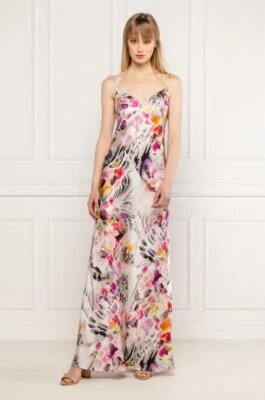 NUEVO CON ETIQUETAS VESTIDO FLORAL FUNDENTE ADIVINA DE MARCIANO X JENNIFER LOPEZ RUHA TALLA M Foto 1 de 4