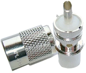 Lote de 4 conectores coaxiales plateados de teflón PL-259 - RADIO HAM CB - PL259 de alta calidad - Imagen 1 de 1