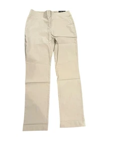 Chico's So Slimming Brigitte Sand Flat Front Straight Leg Pants Sz 1.5 NEW - Picture 1 of 12