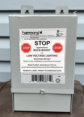 Transformador Hammond Power Solutions Buck Boost Series AB00821421 novo sem caixa - Imagem 1 de 4