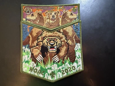 Boy Scouts Montana Council NOAC 2020 Bear Patch - Image 1 of 3