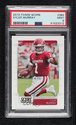 2019 Score Rookies Kyler Murray #384 PSA 9 MINT Rookie RC - Image 1 of 2