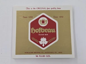 Vintage Lot Of 50 Hofbrau Beer Unused Bottle Labels. Allentown, PA - Picture 1 of 4