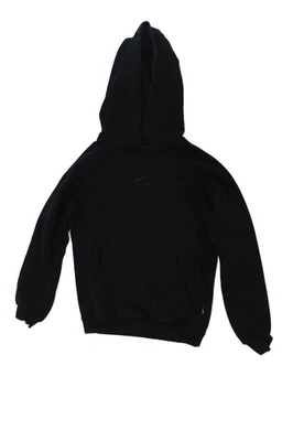 Nike Boys Logo Long Sleeve Double Pocket Pullover Hoodie Black Size L - Image 1 of 4