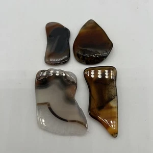Lot of 4 Montana Agate High Grade Polished Slabs - Imagen 1 de 11