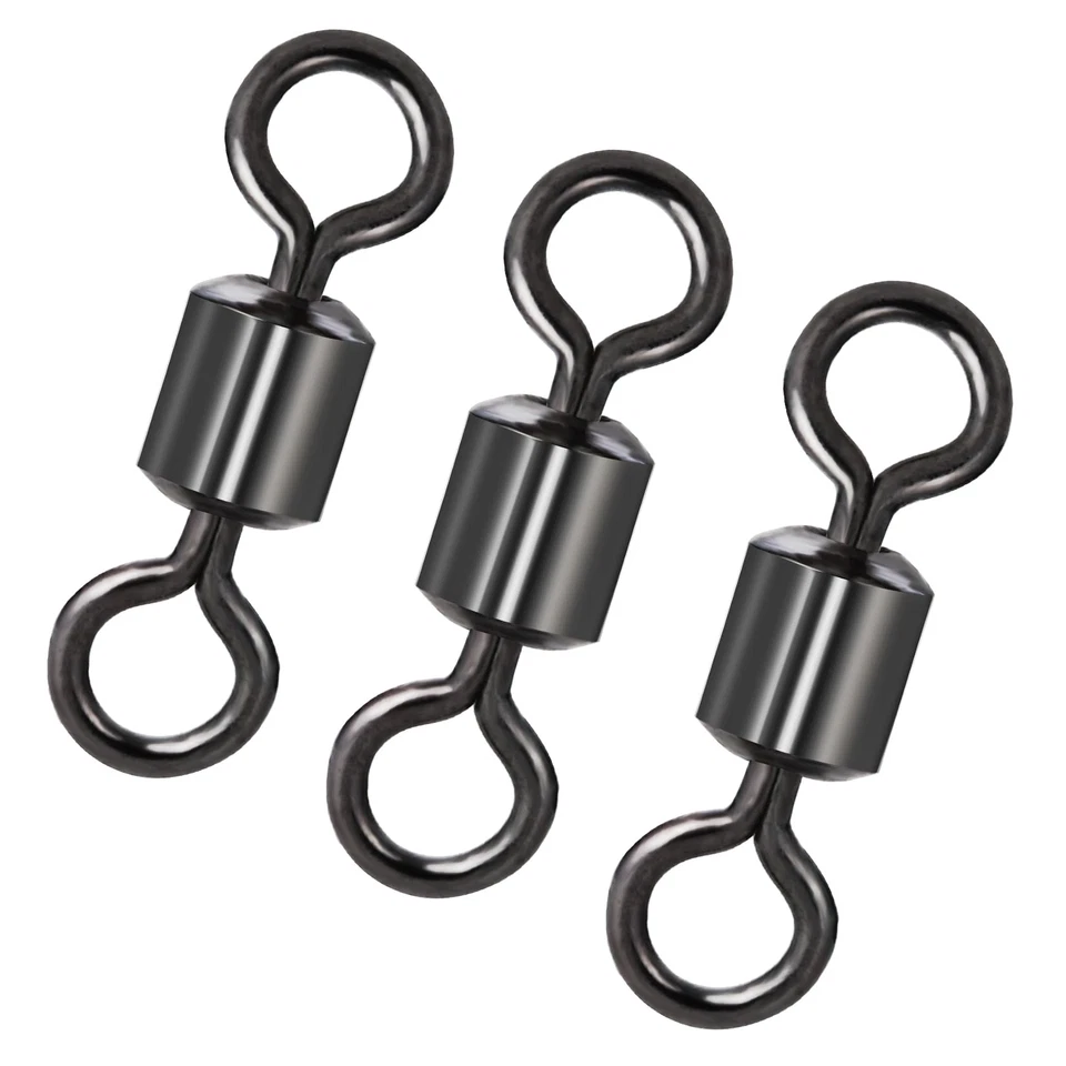 Anillo sólido giratorio de barril rodante 50/200 p 17 lb-335 lb giratorios de pesca #1-#12,1/0-6 Foto 1 de 4