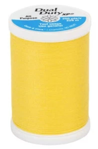 Sun Yellow 7250 Coats & Clark 250 yardas doble trabajo XP S910 rosca de uso general - Imagen 1 de 1