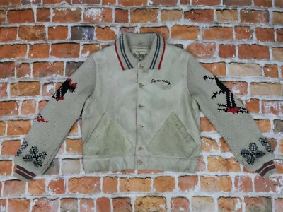 *CHEVIGNON VINTAGE WINTER LEDER JACKE*SKI ALPIN*BEIGE GRAU*CASUAL*GR: XL*RARITÄT - Bild 1 von 4