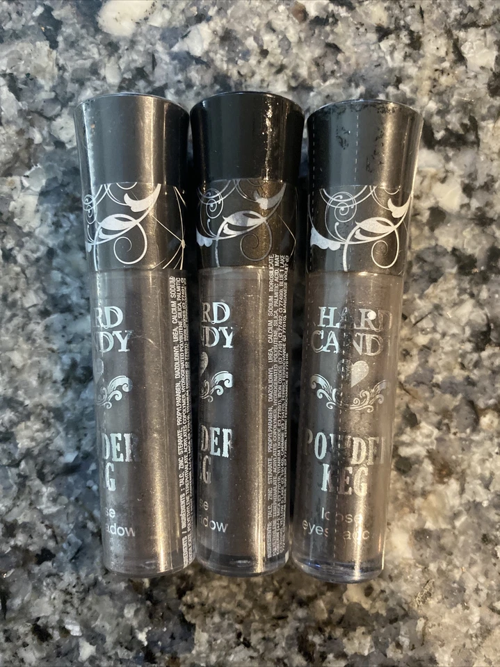 LOTE DE 3 sombras de ojos sueltas Hard Candy Gunpowder #297 barril en polvo Foto 1 de 1