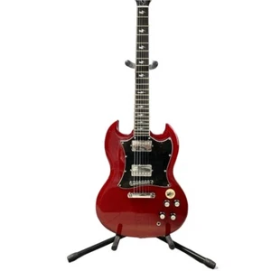 Red SG Model Electric Guitar Custom Angus Young Design & AC-DC Inlay in stock - Picture 1 of 5