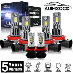 For Lexus CT200h 2011-2017 Combo 6x LED Headlight Kit Bulbs Hi/Lo Fog Beam White - Picture 1 of 16