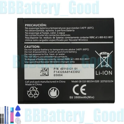 Battery 4000mAh For Novatel Wireless Verizon MiFi 6620L Jetpack 4G LTE 15.2Wh - Image 1 of 4
