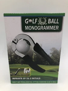 Monograma de pelota de golf totalmente nuevo en caja impresiones Samsonico envío gratuito - Imagen 1 de 3