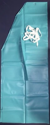 Delantal estilo babero PVC Ansell AlphaTec 56-102 35” x 45” 20 mil verde Foto 1 de 4