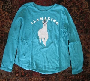 GAP KIDS: LLAMACORN Flip Sequin Embellished Llama Unicorn Tee / T-shirt Sz XXL - Picture 1 of 6