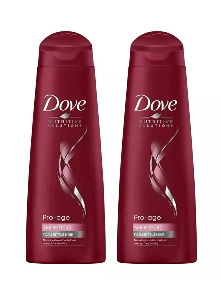 2 x 400ml Dove Pro Age Shampoo  - Image 1 of 1
