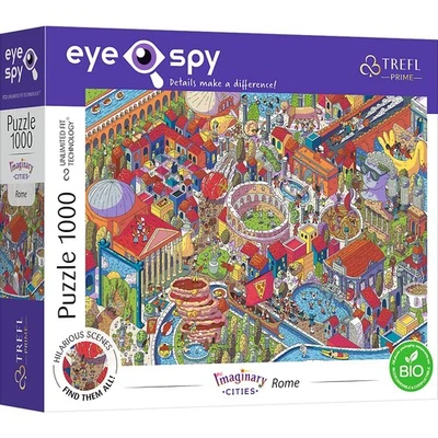 Trefl Prime - UFT Eye-Spy Puzzle Citt Immaginarie: Roma, Italia - 1000 Elem 4zkB - Immagine 1 di 4
