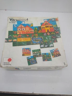 Varialand Selecta Wooden Tile Chid's Toy Game 78 Pieces Intact Germany Age 3+ - Image 1 of 3