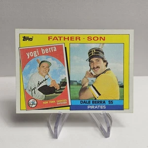 Yogi Berra 1985 Topps Baseball Father and Son #132 HOF Set Break NM - Picture 1 of 2