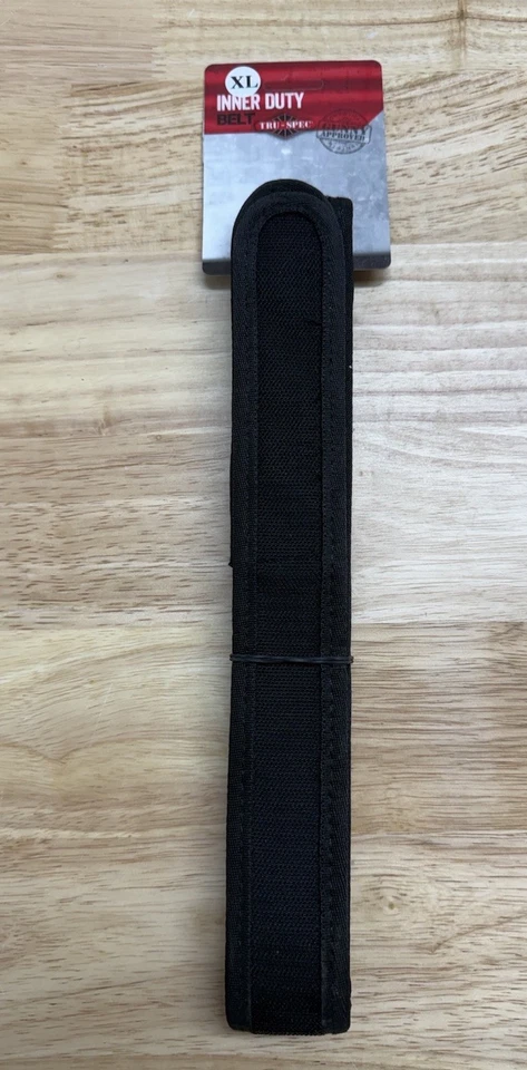 "Cinturón Tru-Spec Inner Duty negro de nailon 1 1/2"" #4111006 lavable talla XL NUEVO CON ETIQUETAS Foto 1 de 4