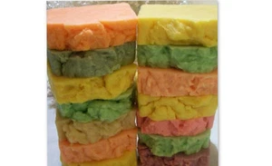 Natural Handmade Olive Oil Shea butter soap  6 BARS  you pick Fragrance - Picture 1 of 3