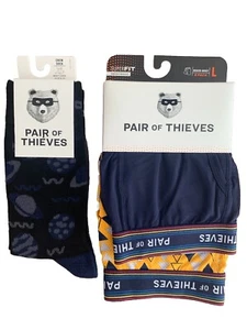 2 Pack Pair Of Thieves Boxer Briefs Super Fit Large + Pair Of Thieves Socks 6-12 - Picture 1 of 2