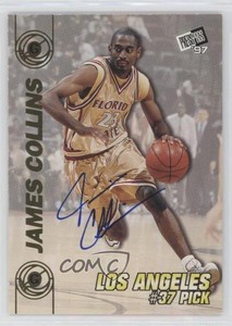 1997 Press Pass Double Threat Auto James Collins Rookie Auto RC