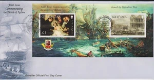 GB GIBRALTAR 2005 Battle of Trafalgar/Royal Navy/Series 2 SG MS1145 FDC MILITARY - Picture 1 of 1