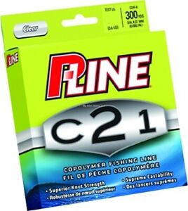 P-Line C21F-25 C21 Copolymer Fishing Line 25lb 300yd Filler Clear
