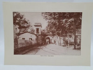 Tivoli Bagni di Tivoli Acque Albule anno 1882 stampa su cartoncino ruvido - Picture 1 of 1