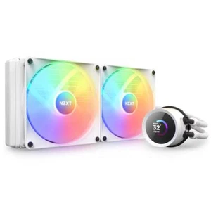 NZXT RL-KR280-W1 Kraken 280 mm AIO enfriador de líquido con 2,72" IPS LCD RGB Diplay blanco - Imagen 1 de 5