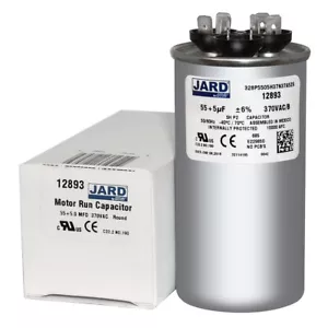 55 + 5 uf MFD 370 VAC Round Dual Capacitor 12893 Replaces C3555 C3555R 97F9815 - Picture 1 of 5