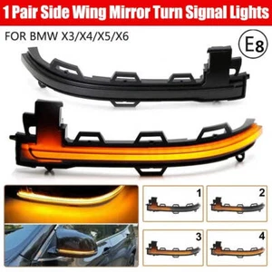 2x Dynamic Side Wing Mirror Turn Signal Lights For BMW F15 F16 F25 F26 M F85/F86 - Bild 1 von 6