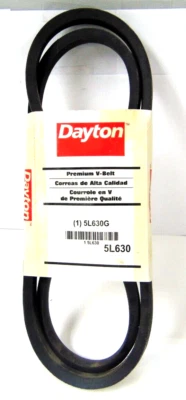CINTURÓN DAYTON PREMIUM V 5L630 36"X21/32"X3/8" RESISTENTE AL ACEITE Y AL CALOR Foto 1 de 4