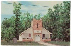 First Baptist Church, Houghton Lake, Roscommon Co MI Michigan 1960s - Picture 1 of 1