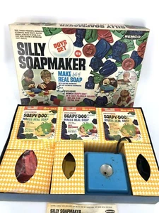 Vintage Remco dumme Seifenmaschine - echte Seife herstellen - Jungen Spielset Seife-Doo - FUNKTIONIERT - Bild 1 von 12