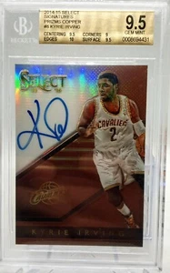 2014-15 Select Signatures Copper Prizm Auto- Kyrie Irving/49 BGS 9.5 Gem Mint!! - Picture 1 of 2