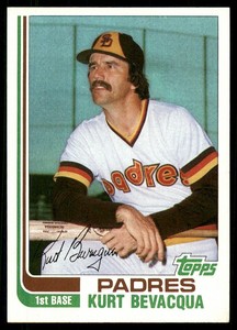 1982 Topps Traded Kurt Bevacqua #6T EX - NM San Diego Padres