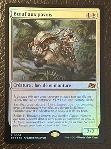 Mtg DFT Aetherdrift— Boeuf Aux Pavois Bulwark Ox FOIL —NM FR - Picture 1 of 1