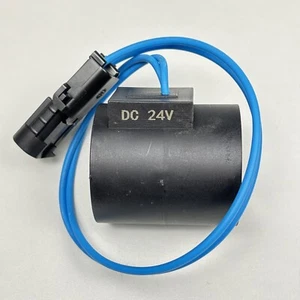 24V Solenoid Coil AT163482 For John Deere 300D 310D 315D Backhoe - Picture 1 of 6