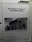 Bose Acoustimass 10 Serie II Servicehandbuch Original Lautsprechersystem