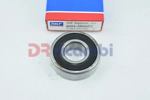 CUSCINETTO RADIALE RIGIDO UNA CORONA DI SFERE CHIUSO SKF 6204-2RSH/C3  20x47x14 - Picture 1 of 3