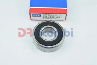 CUSCINETTO RADIALE RIGIDO UNA CORONA DI SFERE CHIUSO SKF 6204-2RSH/C3  20x47x14 Foto 1 de 3
