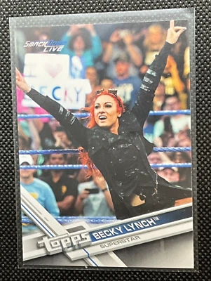 Becky Lynch #140 WWE 2017 Topps Then, Now, Forever Wrestling Trading Card. - Image 1 of 3