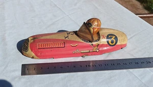 Vintage Tin X3 Race Car Toy - BODY ONLY - Made in Japan 3X 3-X Racing - Picture 1 of 18