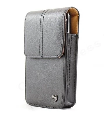 New Black Vertical Leather Pouch Case Belt Clip Holster for Apple iPhone 7 4.7" - Image 1 of 4